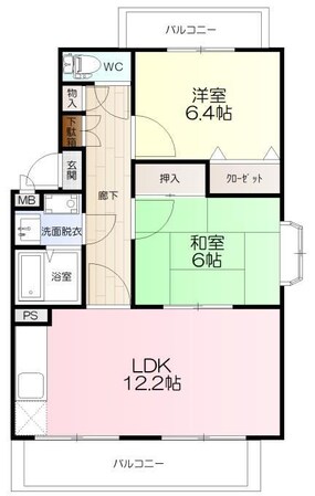 ユーミーひさえだAの物件間取画像